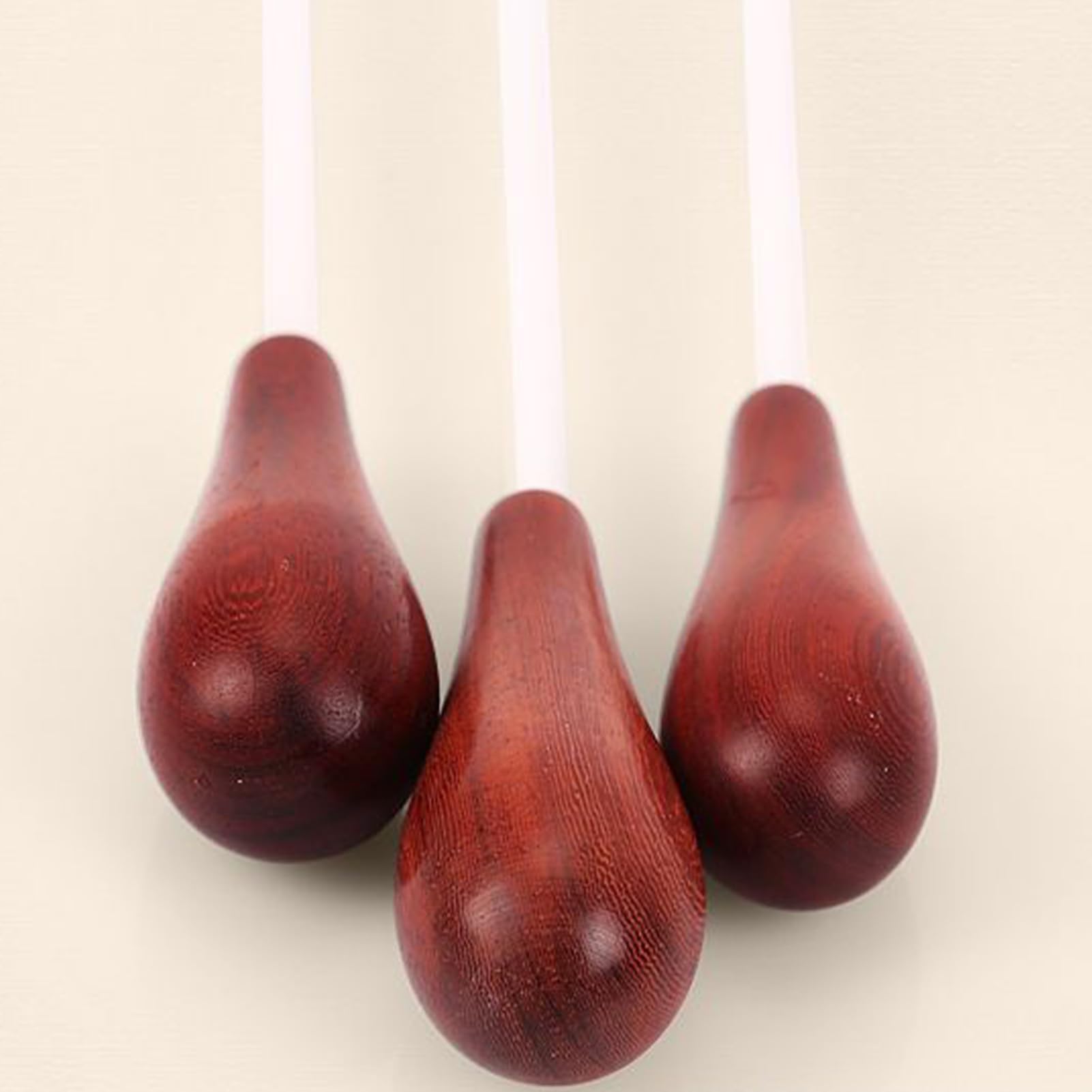 Baguette de chef d'orchestre – Poignée en bois 1,8 x 38,3 cm 13 g – Bâton en fibre de verre pour chef d'orchestre, chorales, éducation musicale et utilisation quotidienne