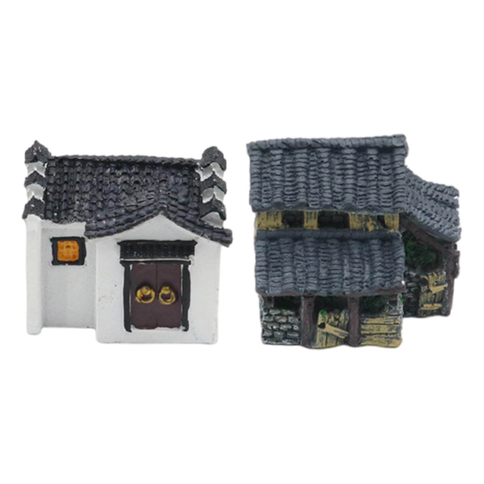 NEWFT Aquarium Landscape Cave House Fish Tanks Landscaping for Shrimp Breeding Landscape Ornaments Ancient Craft