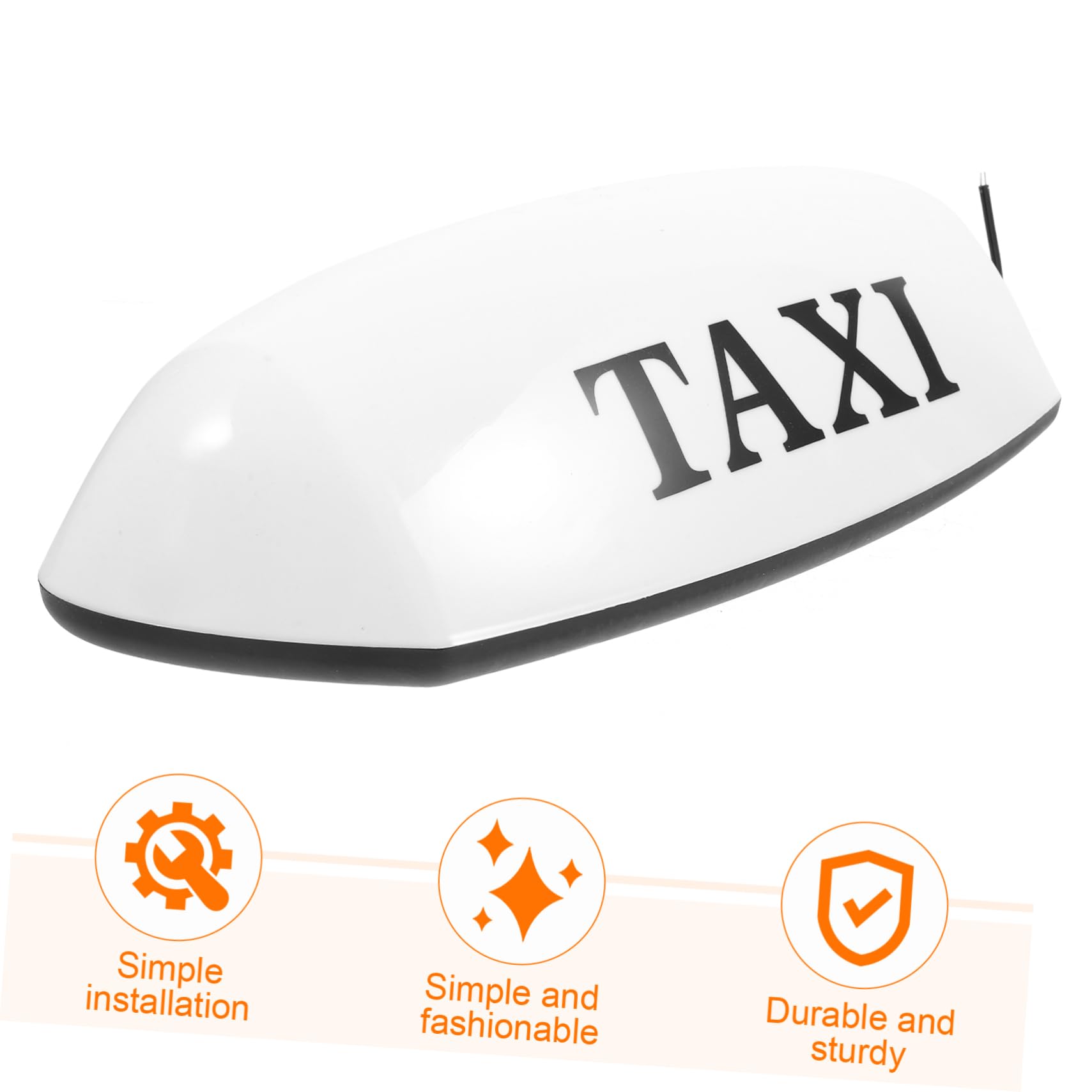 Taxi Lampka Magnetyczna Oświetlenie Taxi z Wysoką Jasnością Trwała i Odporna Wstrząsy Doskonała Widoczność Nocnych Trasach Uniwersalne Oświetlenie Do Pojazdów