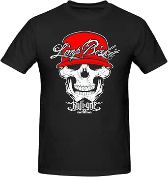 T-shirt Homme Limp Bizkit - Coton 100% - Col Rond Manches Courtes - Coupe Classique