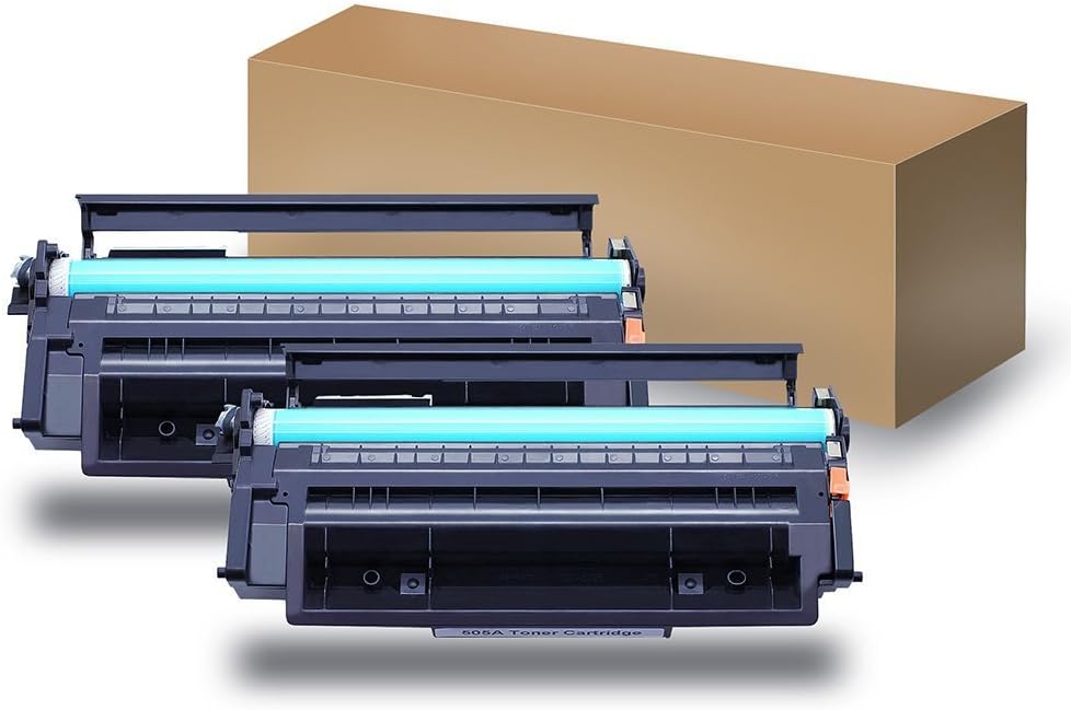 Skyblue Compatible CE505A Toner Cartridge Replacement For HP LaserJet P2035, P2055( Black , 2-Pack )
