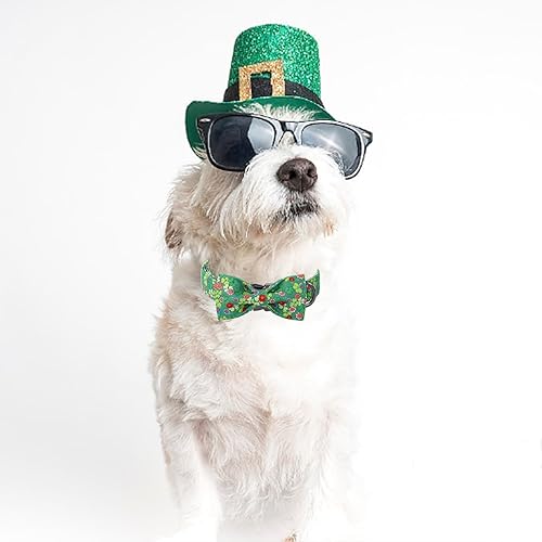 Miniatura 332 de Collar de perro con bandera estadounidense con pajarita, collar patriótico para perros pequeños, medianos y grandes, talla XS