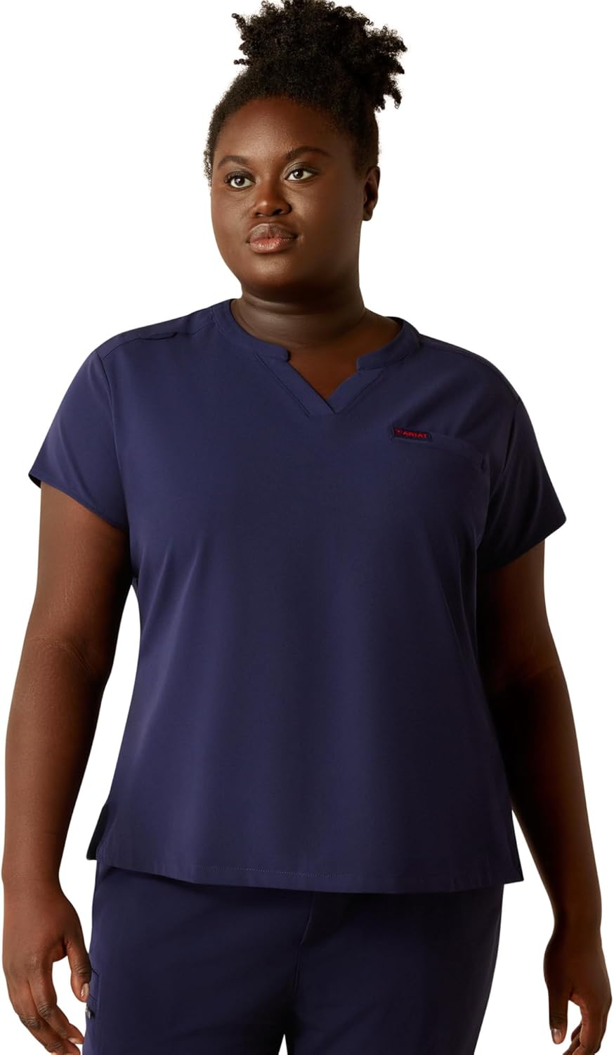 Ariat Womens Eliza Two Pocket Fashion Scrub Top