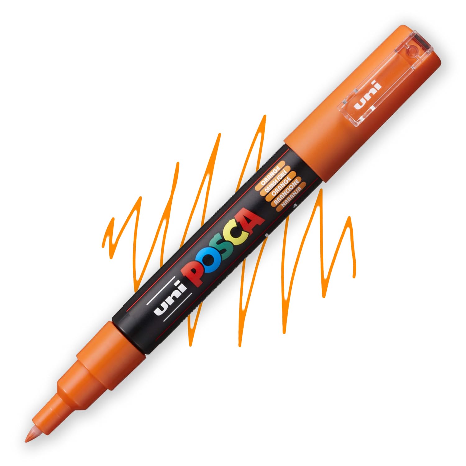 Posca Pennarelli Per Pittura Artistica PC-1M, Set Da 4 Colori Earth Tones, Punta Fine 0,7 Mm, In Custodia Di Plastica - 2