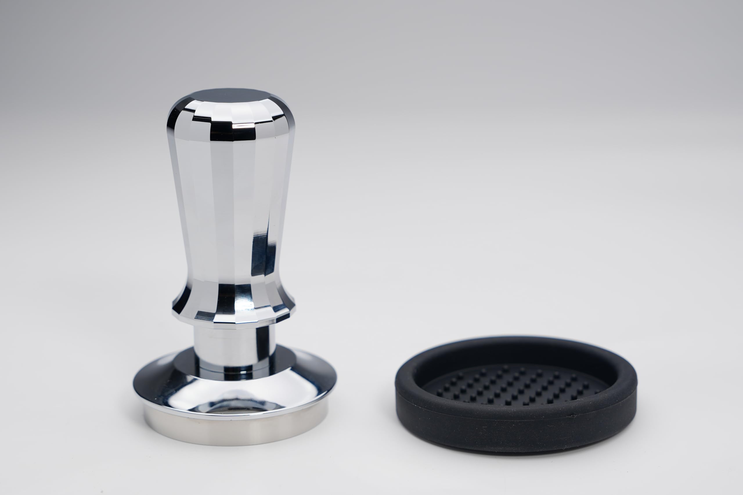 BiuBox 53.3mm Espresso Tamper, Spring Loaded Coffee Tamper with 15lb/20lb/30lb Replacement Springs, Compatible with Breville Series and All 54mm Espresso Machine Portafilter Basket (53.3mm)