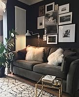 Vista 8 de Papel adhesivo negro para despegar y pegar, para armarios y cajones, papel tapiz texturizado de seda en relieve, autoadhesivo, extraíble, forro