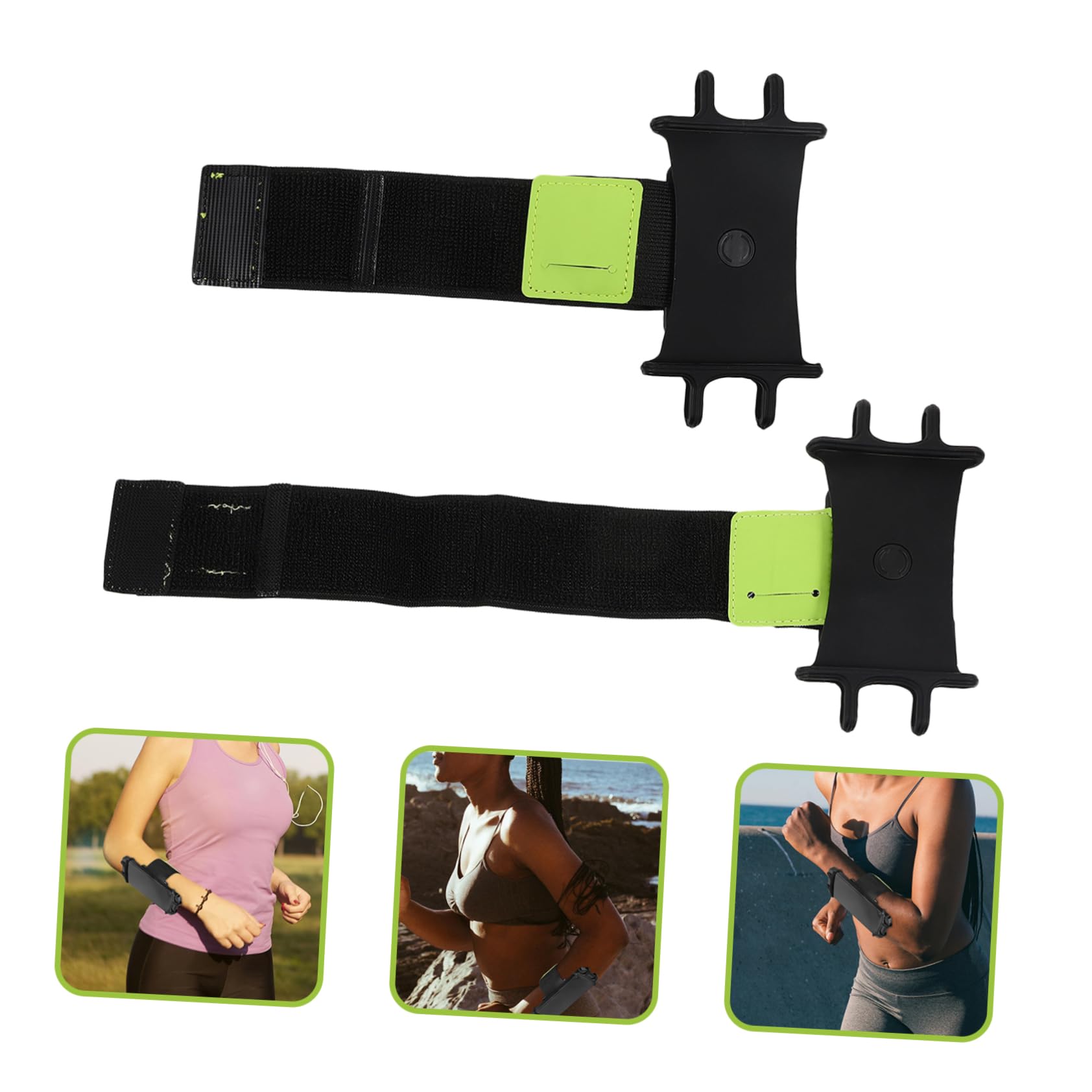 Gatuida 10stücke Drehbare Handyarmbandhalterung Für Sport Verstellbare Handytasche Für Joggen Und Radfahren Kompatibel Mit Allen Smartphones Handgelenk Arm