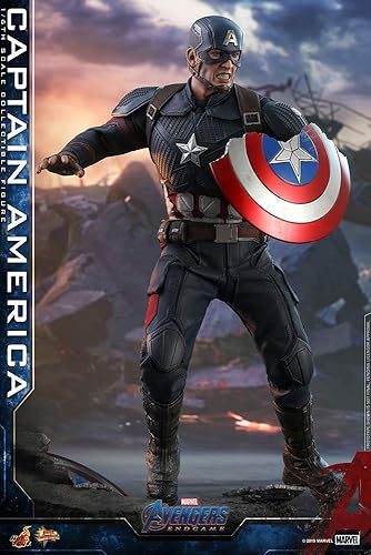 Miniatura 8 de Hot Toys 1:6 Capitán América - Avengers: Endgame, Multicolor, HT904685
