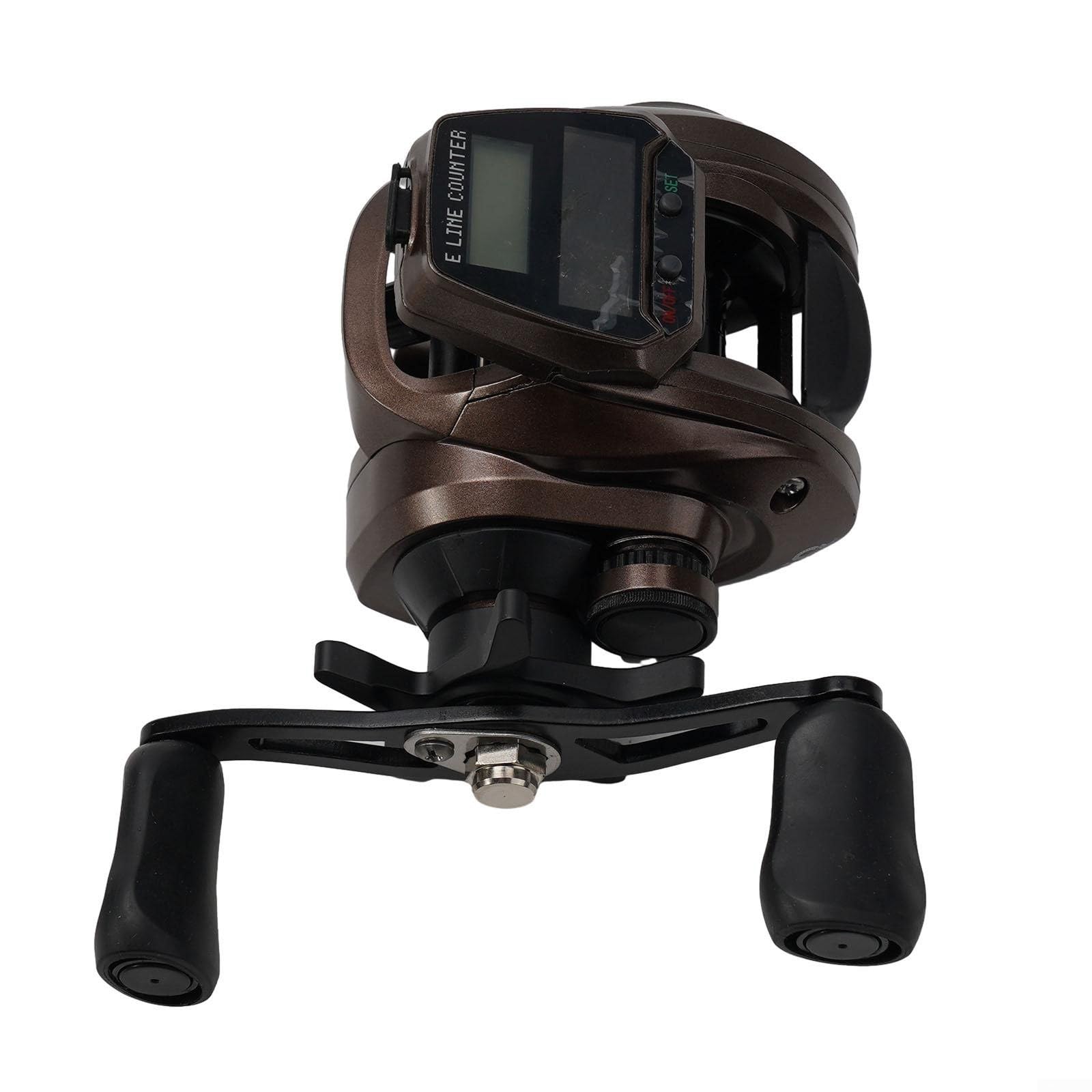 Carrete de pesca eléctrico con cable de carga,Aparejos de pesca con contador de línea,Alarma de mordida para pesca en rafting,Pesca de cebo