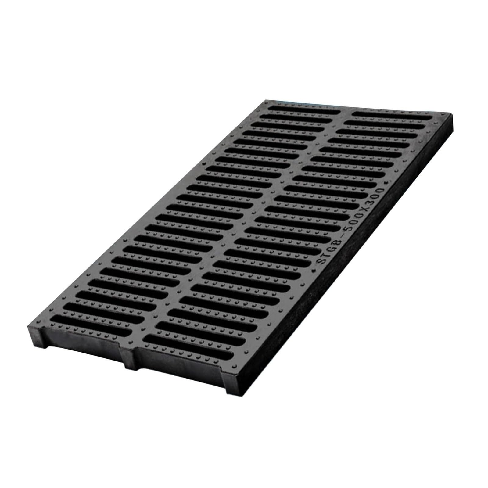 GLDYTVF Outdoor Drainage Channel for Kitchens Bathrooms and Gardens - 50cm Non-Slip Grate Drainage Ditch for Hotels Patios and Yards