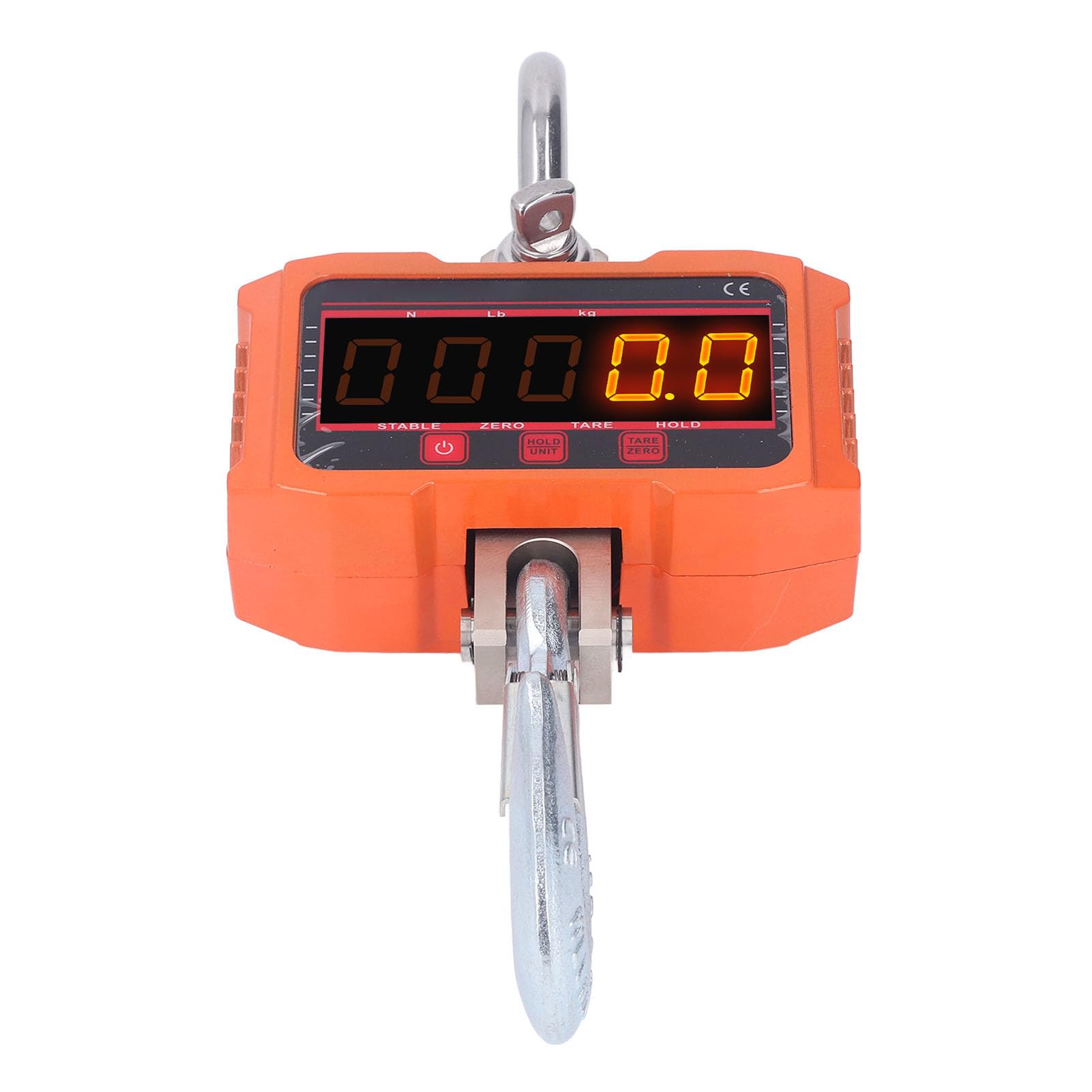 Báscula Colgante Digital, Pantalla LED de 5 Dígitos de Alta Precisión y Báscula de Grúa con Control Remoto, Mini de Mano con Ganchos para Granja, Caza, Pesca, Exterior, Industrial y Equipaje
