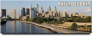 Philadelphia Panoramic Fridge Magnet Pennsylvania Travel Souvenir
