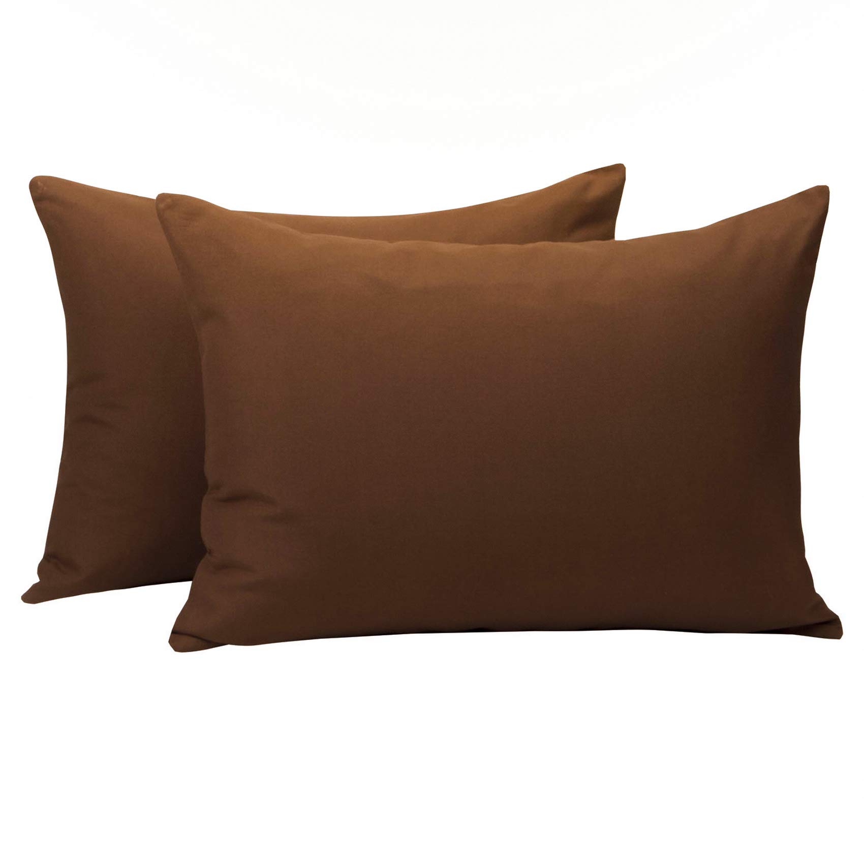 NTBAY Zippered Toddler Pillowcases Set of 2, 100% Brushed Microfiber 13x18 Pillowcases, Super Soft and Cozy Travel Kids Nursery Pillow Cases, 13x18