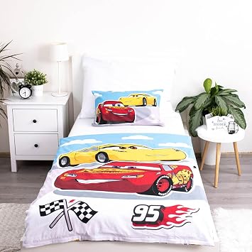 Jerry Fabrics Cars Bed Linen Set 100 x 135 cm 100% Cotton