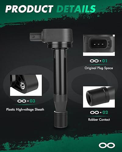 Vista 990 de SCITOO 1 bobinas de encendido con 4 bujías de iridio para Chevrolet 2011-2015 Cruze 1.4L 2016 Cruze Limited 1.4L 2012-2020 Sonic 1.4L 2013-2021 Trax