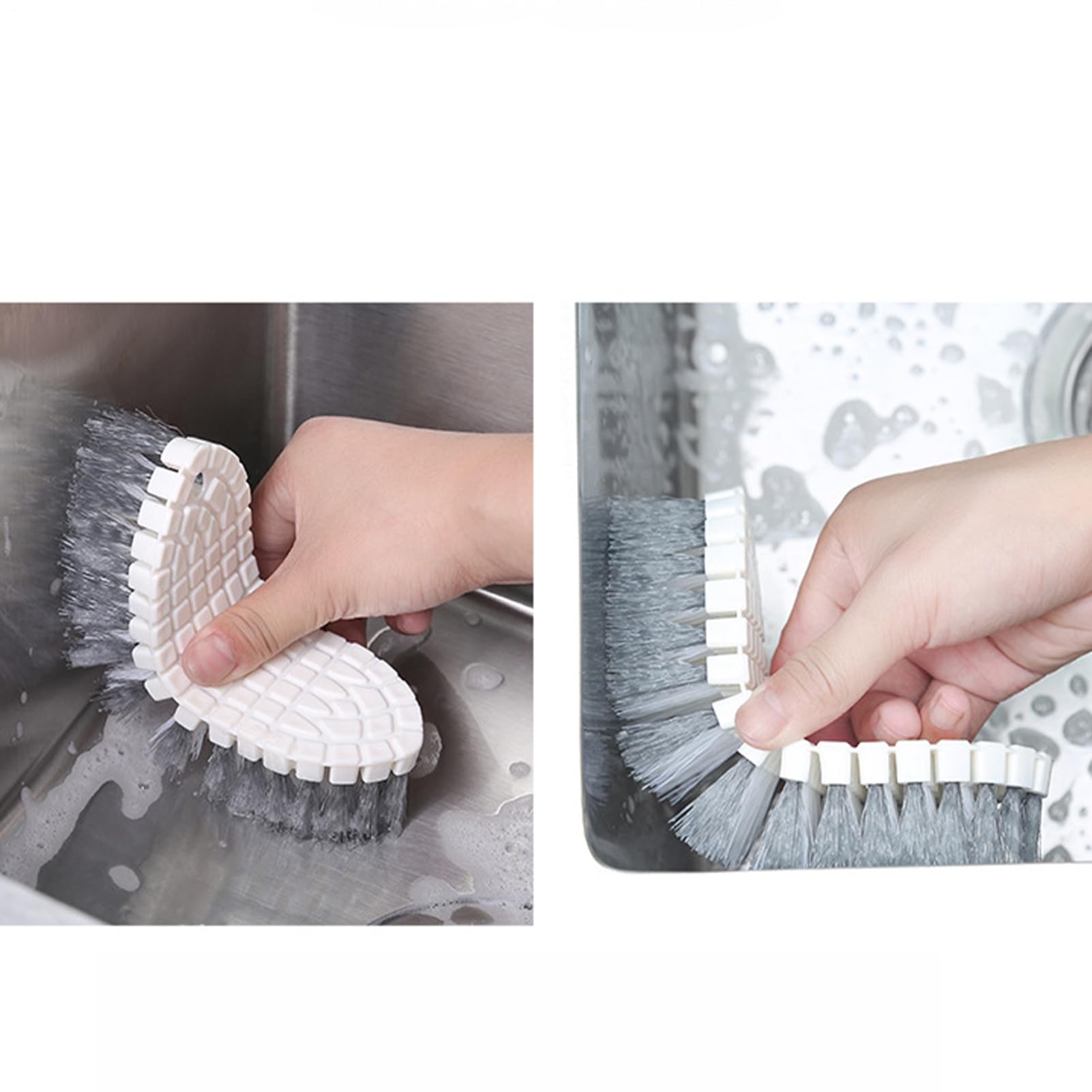 Cepillo de lavandería -15.5 * 5.8 * 4 cm CM Scrubbing Brushes, Soft Bristle Cepillo de Limpieza de Zapatillas de Agarre | Cepillos de Limpieza de hogares de Calidad para el baño Bañ