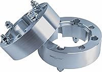 Vista 3 de High Lifter Espaciadores de rueda UTV para modelos CFMOTO y Yamaha, un par, 2 pulgadas de ancho, patrón de pernos 4x110, paso de rosca M12x1.25