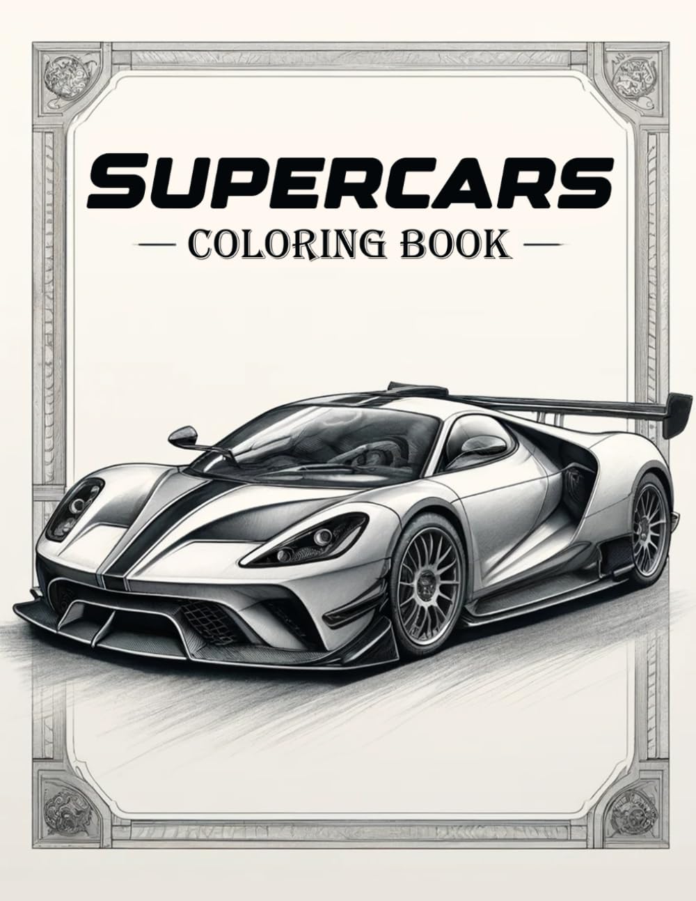 Supercars Coloring Book: Explore the Dynamic World of Supercars Through Our Exhilarating Compilation, Where Every Stroke Captures the Essence of Speed and Style