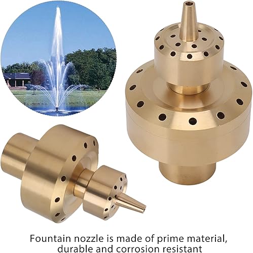 Miniatura 3 de Boquilla de fuente, dos capas de doble columna, música, paisaje, paisaje, fuente de agua, boquilla G1 y G1.5 pulgadas (G1.5 pulgadas)