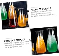 Vista 3 de Dispensador de vino, dispensador de café, botella de agua transparente, dispensador de agua fría, dispensador de leche, jarra de agua para nevera