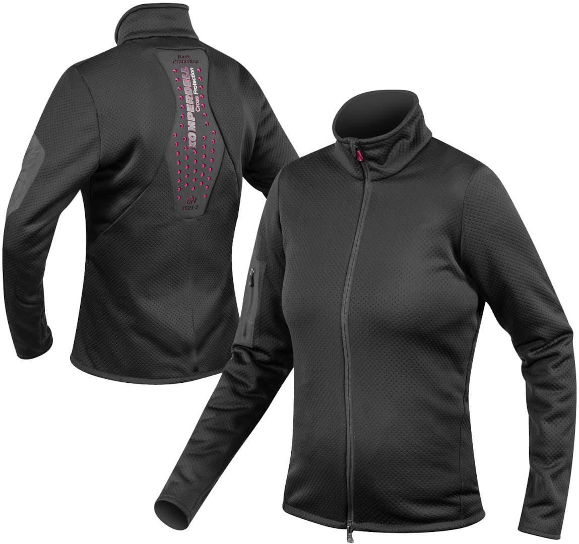 Komperdell Full Zip Sweater Kurtka damska ochraniacz, czarny, XXS