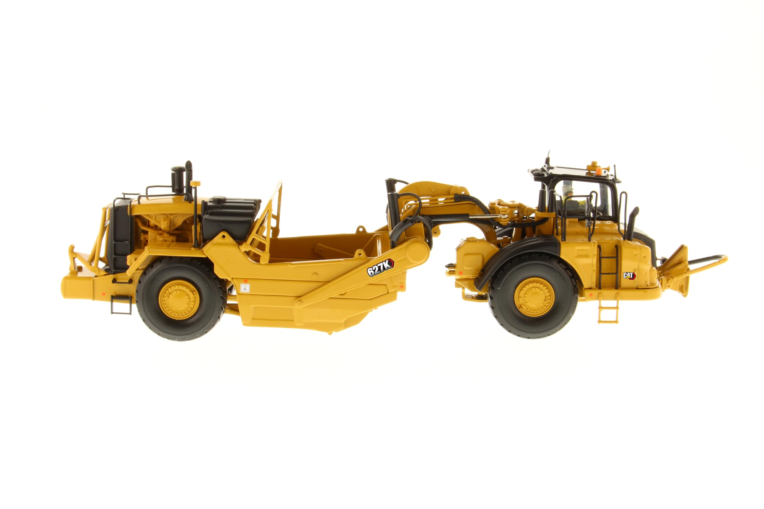 Diecast Masters 85921 – zgarniarka Cat 627K, skala 1:50, od 14 lat, w blaszanym pudełku, odpowiednia dla kolekcjonerów
