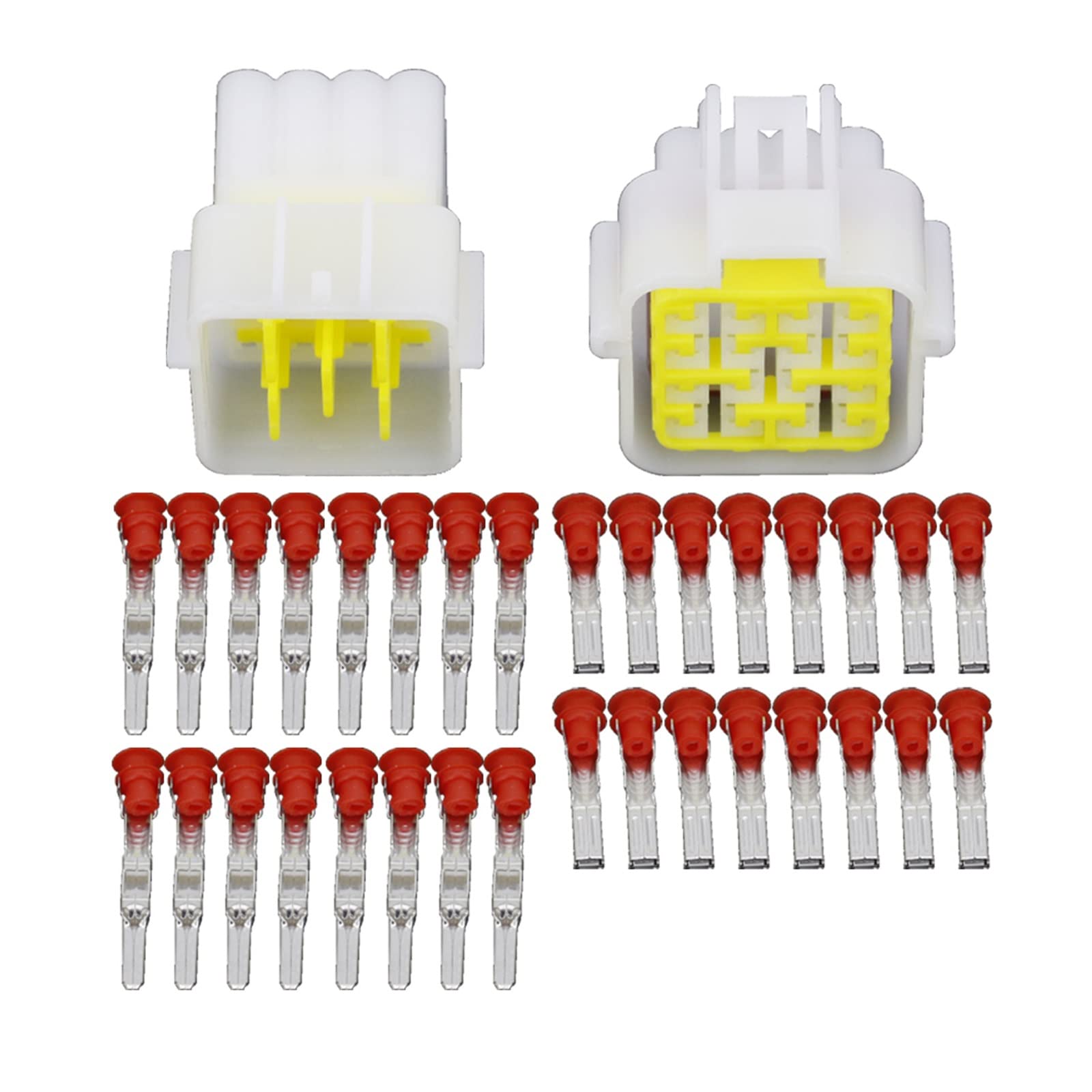 Artemisia Conector de Alambre eléctrico Impermeable de 16 Pines DJ7161Y-2.3-11/21 Conector de automóviles Masculino y Femenino (Size : 5 Sets)
