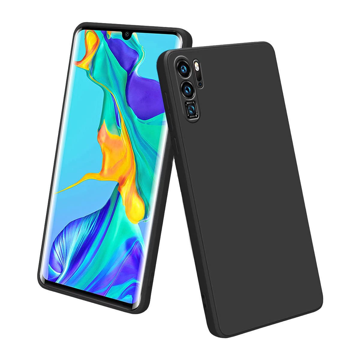 LIRAMARK Silicone Soft Back Cover Case for Huawei Honor P30 Pro (Silicone Black) (B0BBVD2R14) Amazon Price History, Amazon Price Tracker
