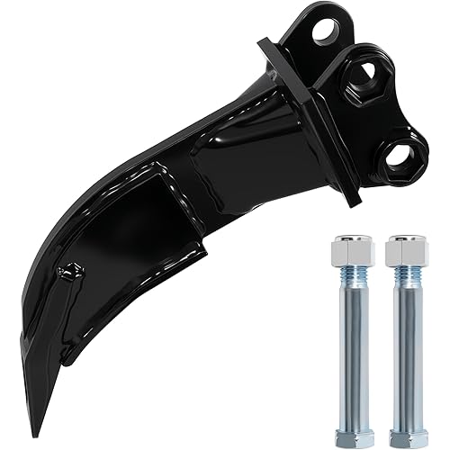 Mini Excavator Accessories Ripper, Single Hook Backhoe,Ripper Attachment Hooks Ripper Teeth for Mini Excavator Digger, 1-1.8 Ton Mini Excavator Ripper with Pins - Heavy-Duty Soil Ripper Attachment