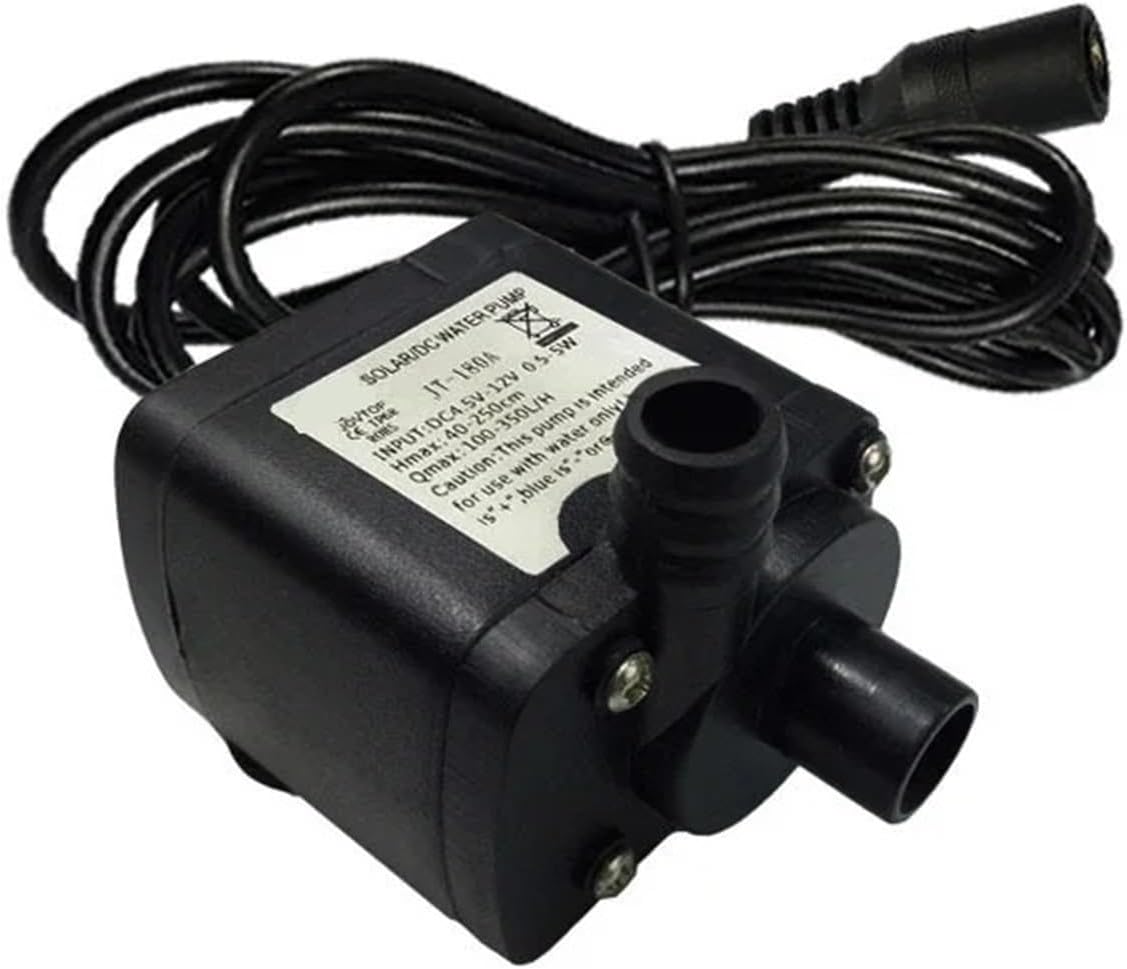 1pcs Model JT-180A 6V 12V USB Ultra Quiet Miniature Submersible Pump Water for Tank Aquarium Fountain Pond Pump Garden Fish Pond(6V)