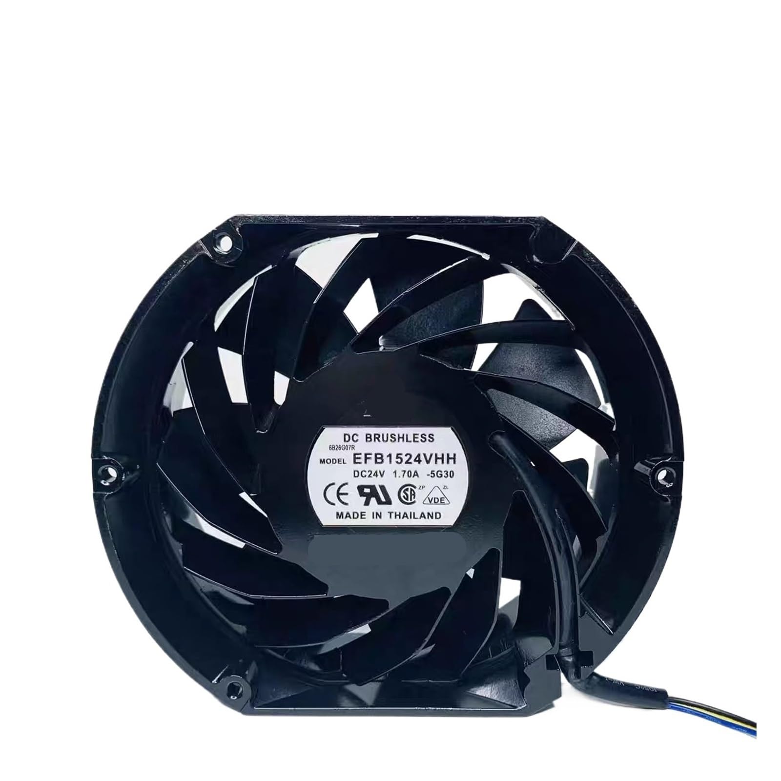 Ventilateur 24 V 1,70 A EFB1524VHH pour le remplacement de ventilation de baie informatique