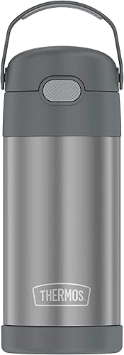 Miniatura 2 de THERMOS FUNTAINER - Botella de 12 onzas, gris y Funtainer - Frasco de 10 onzas para alimentos, color gris