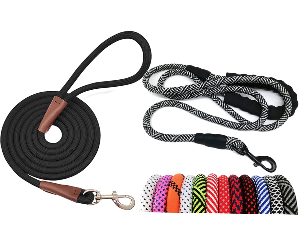 MayPaw6FT Heavy Duty Rope Dog Leash + 6FT Classic Dog Leash