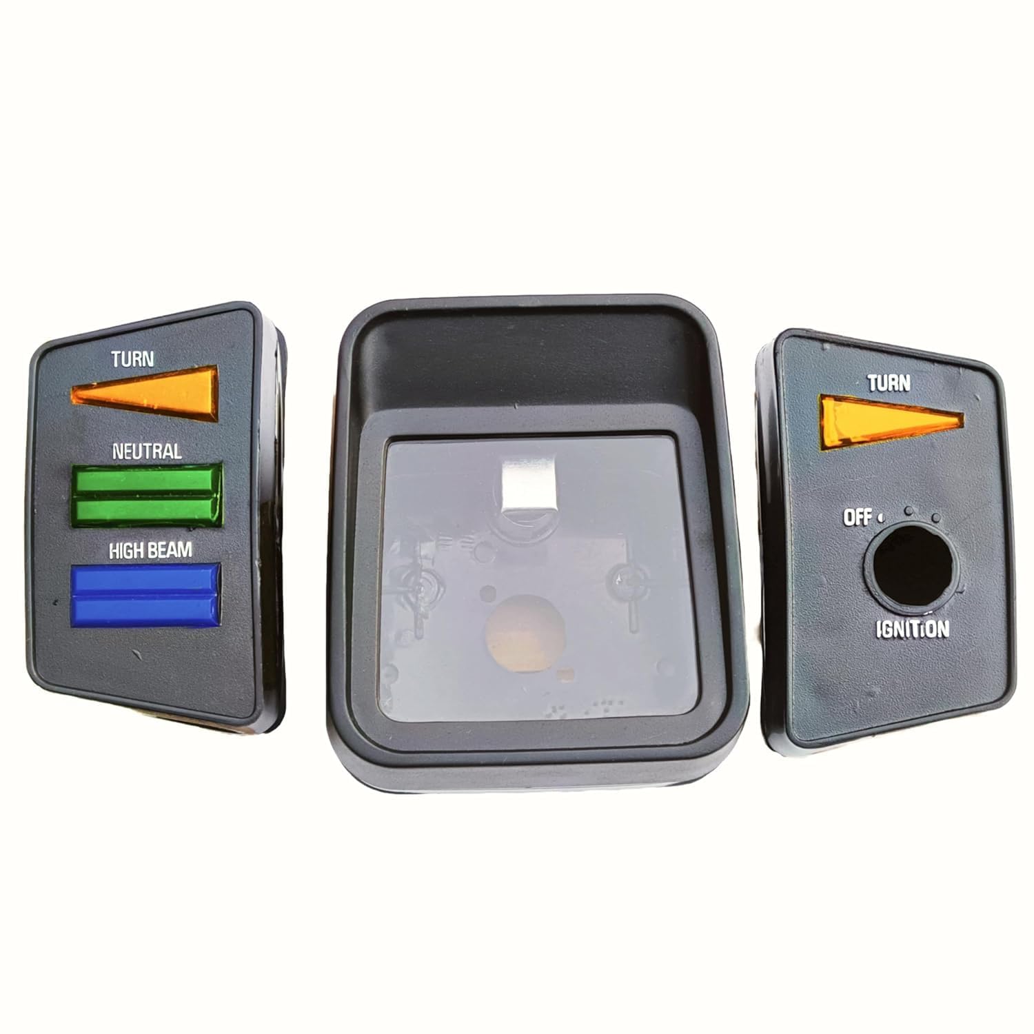 Meter Case/Speedometer Console Housing with Pilot Light Holder for Yamaha RX100 & RX135 – Durable Bike Spare Part Replacement