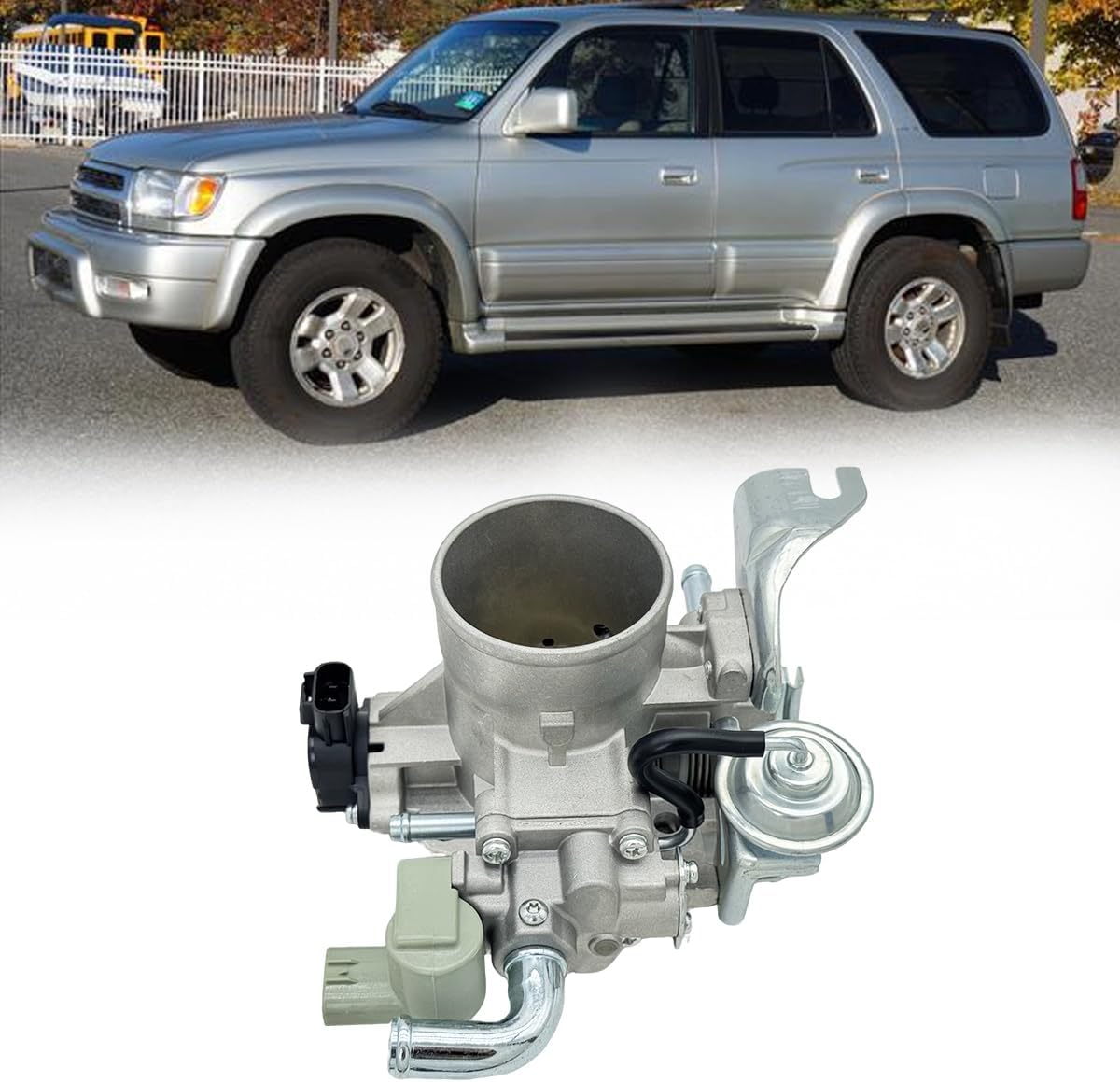 22210-75210 Throttle Body Assembly Compatible with 1997-2000 Toyota Tacoma 4Runner T100 2.4L 2.7L 22210-75220