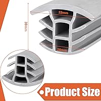 Vista 2 de Kingdder - Relleno para juntas de expansión de concreto, relleno para grietas en la entrada, tira de goma EPDM flexible para reparación y reemplazo