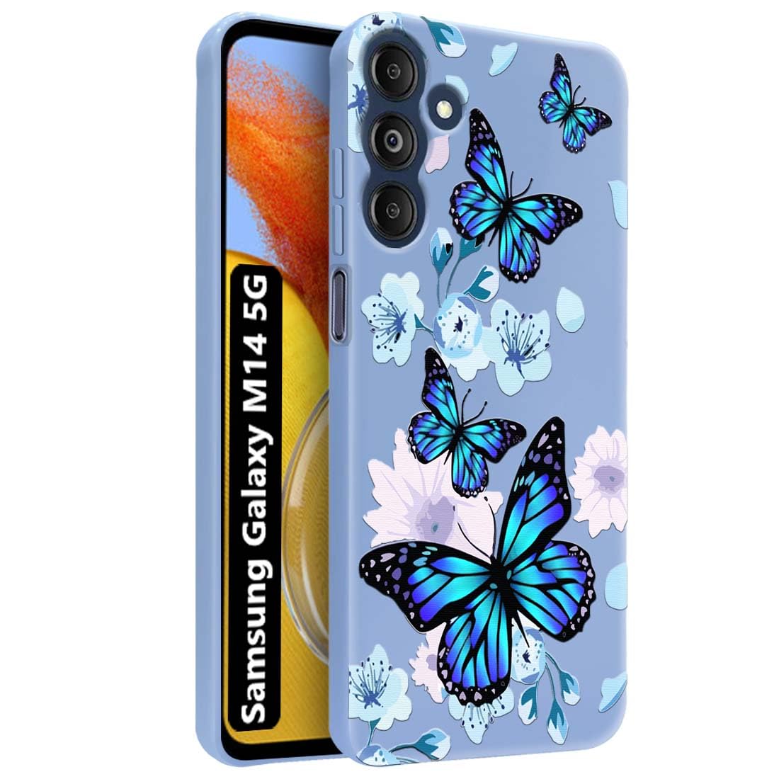 Fashionury Samsung Galaxy M14 5G Case Back Cover Shockproof Soft Silicon Glossy TPU | 360 Degree Protection| Camera Protection | Designer Stylish Cover for Samsung Galaxy M14 5G -MB001 (B0CXSDPBR5) Amazon Price History, Amazon Price Tracker