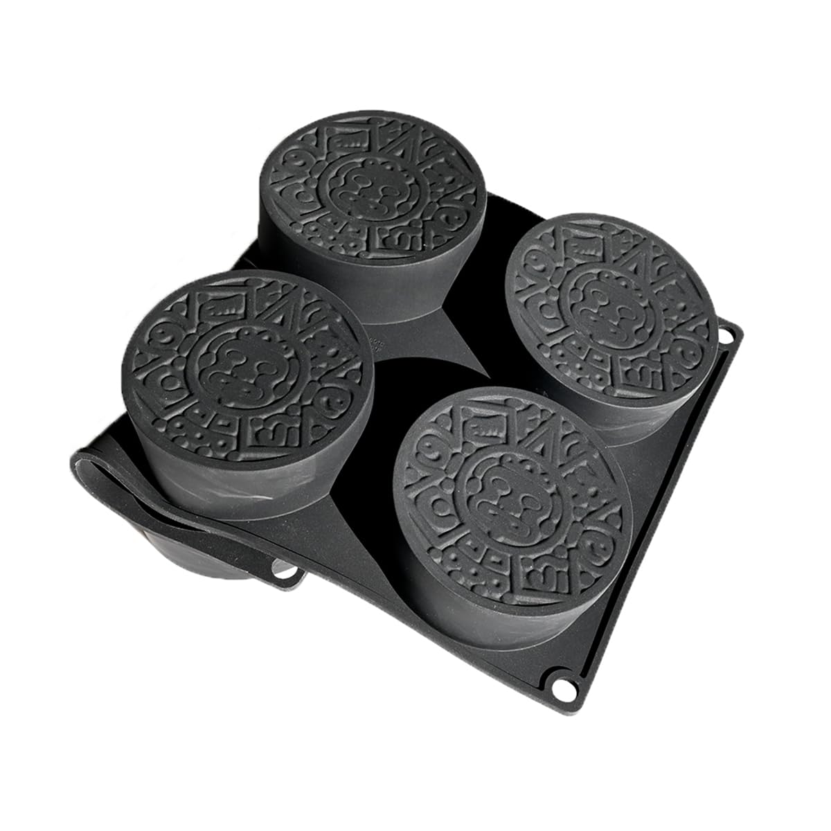 mostsom Moule en silicone 3D cylindrique 6 cavités pour chocolat, mousse, gelée, pudding, dessert (B_ cylindre)