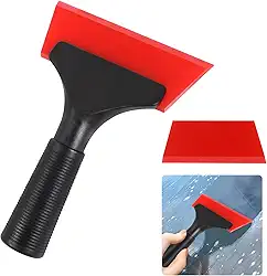 Hovom Rodo pequeno para carro, rodo de borracha para janela, mini rodo automotivo com alça antiderrapante, ferramenta de limpeza de limpador de água para para-brisa de carro, espelho, porta de vidro