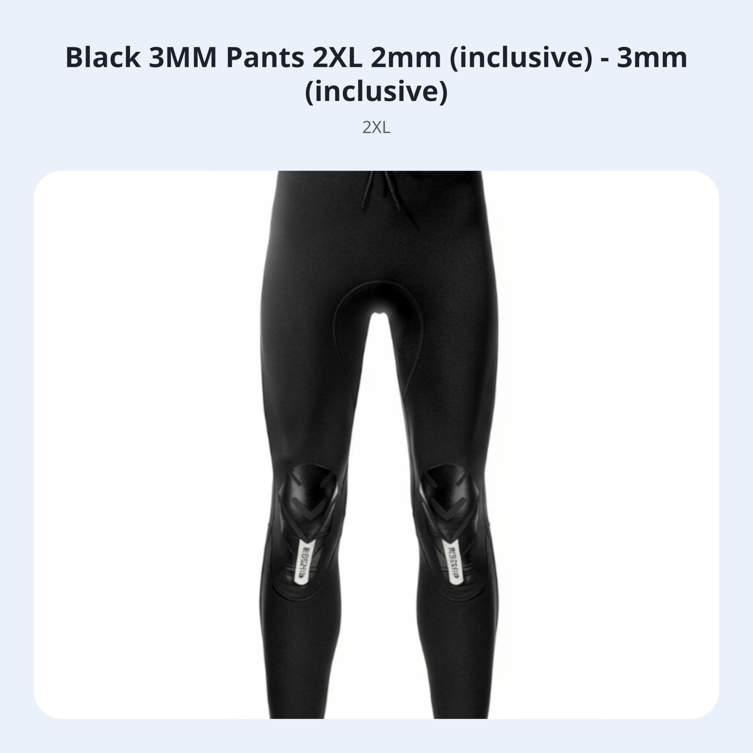 Harilla Neoprene Pantaloni Immersione Mutapantalone Subacquea 3mm Flessibili Termici Comfort Prolungato Soluzione Ideale per Sub Sportivi Acquatici Nuoto in Acque Aperte, 2XL