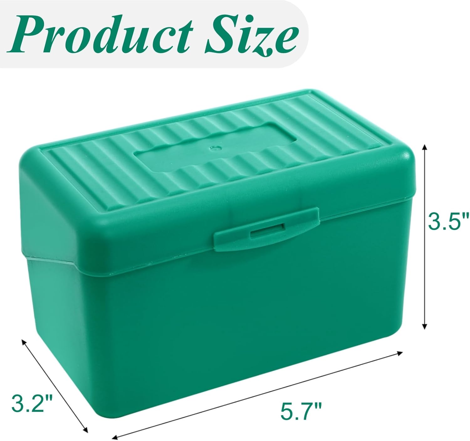 12 Pack 3x5 Index Card Boxes, Plastic Card Holders, Business Cards Organizers, Recipe Box, Notecard Organizer, Flash Cards Holder Box for Study Office Kitchen, 6 Bright Colors
