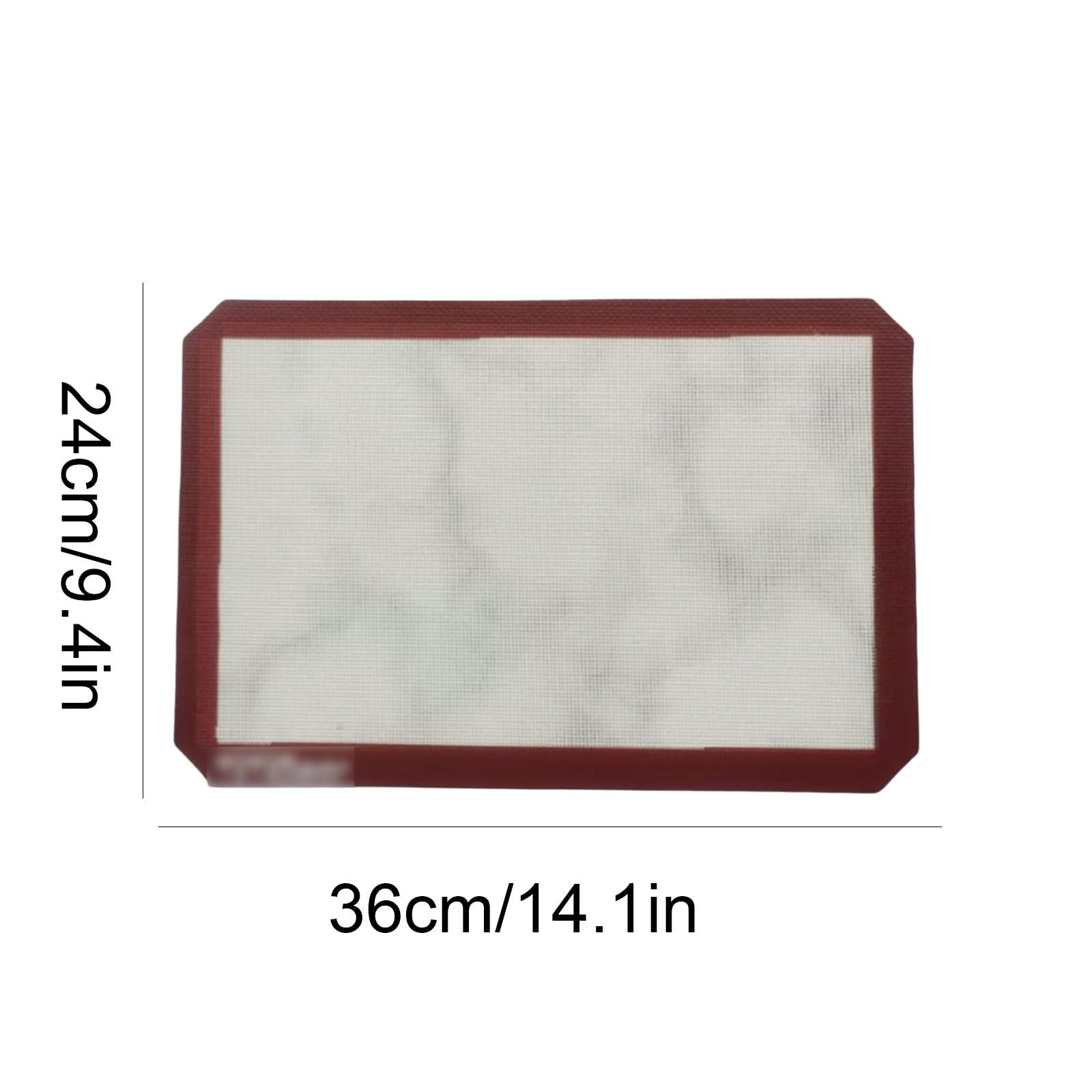 Réutilisable Tapis de cuisson en silicone et fibre de verre, creux, polyvalent, facile à nettoyer, réutilisable, épais Ne colle pas(M)