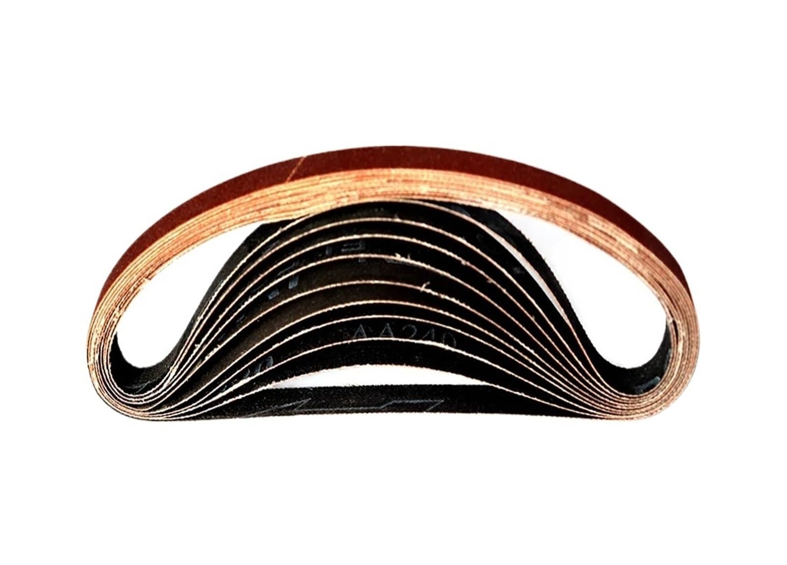 Taśma szlifierska, 20 szt. Taśmy szlifierskie o ziarnistości 40-1000, 457x13mm, czerwone(20pcs 60 Grit)