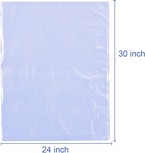 Miniatura 2 de LazyMe Bolsas retráctiles de celofán para cesta de Navidad, 24 x 30 pulgadas, bolsas retráctiles grandes, transparentes (10 unidades)