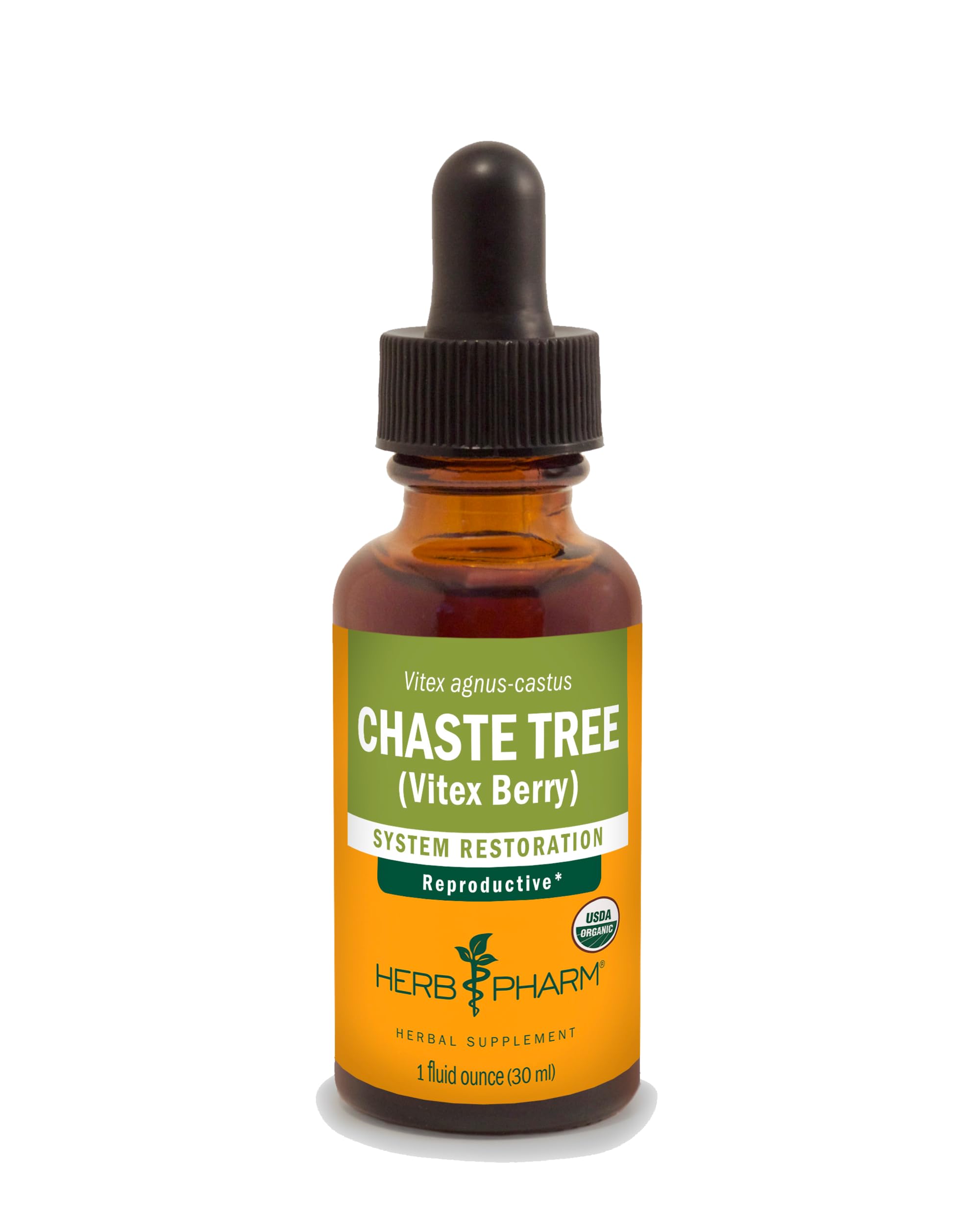 Herb Pharm Chaste Tree Liquid Extract for Female Reproductive System Support - 1 Ounce (DCHASTE01)