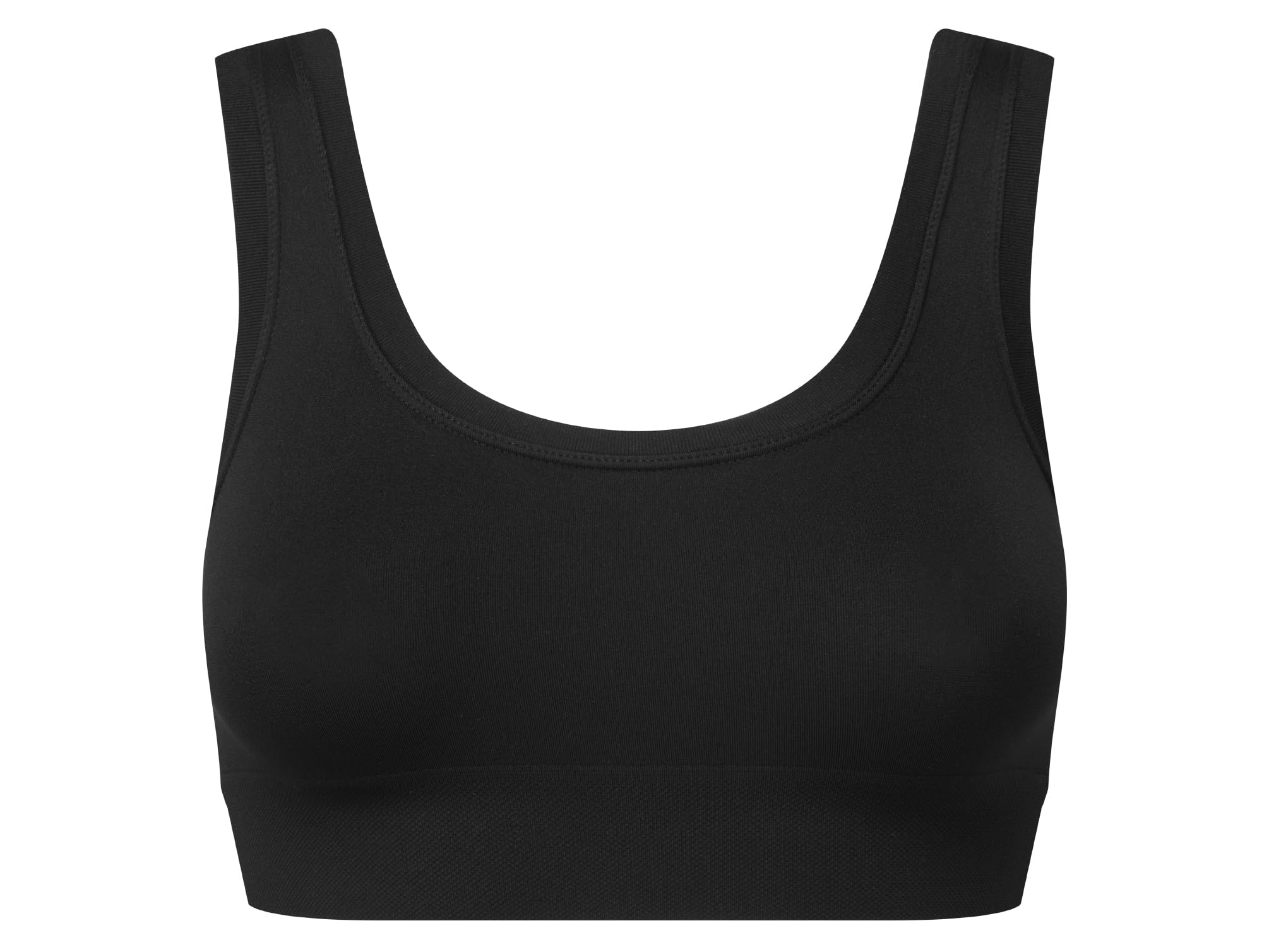 Softskin - The Bralette, Supersoft, Ultra Comfort, Non-Wired, Seamless Women's Comfort Bra (UK, Alpha, XL, Regular, Regular, Black)