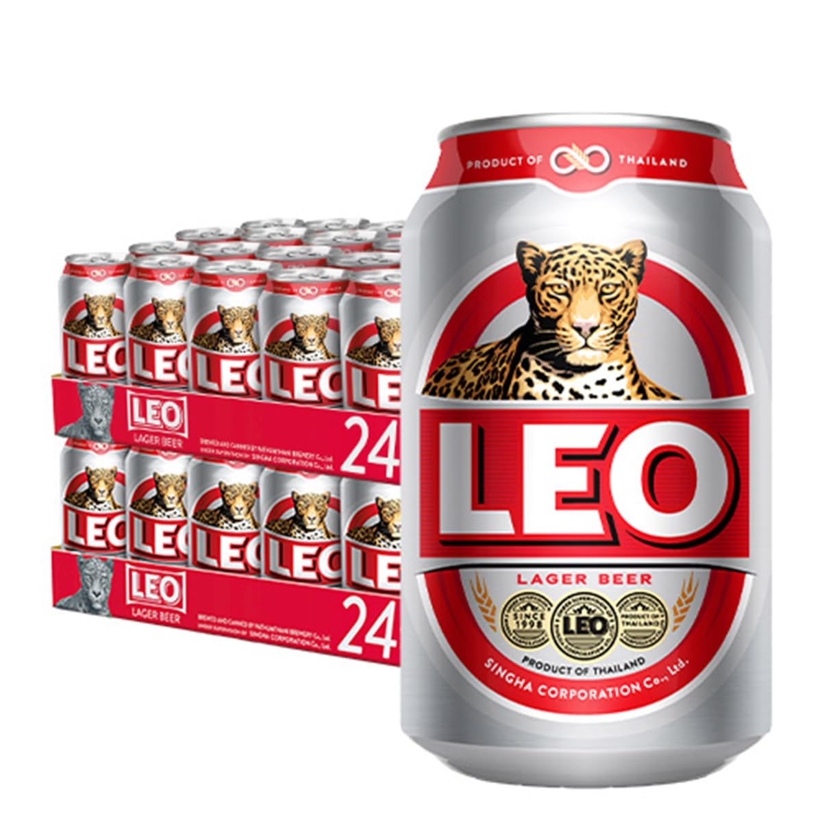 Amazon.co.jp: 訳あり 賞味期限2025/9/6 レオビール 缶 330ml 48本