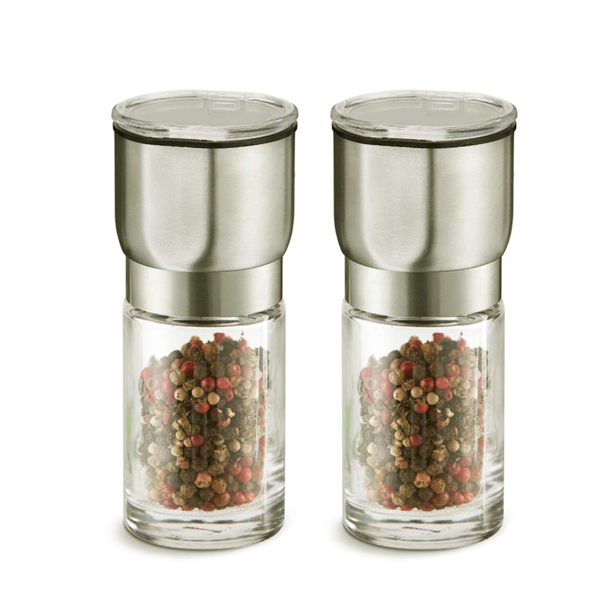 Set Macina Sale E Pepe In Acciaio Ramato - Macinini Con Regolazione Grana E Coperchio Magnetico - Foto 8