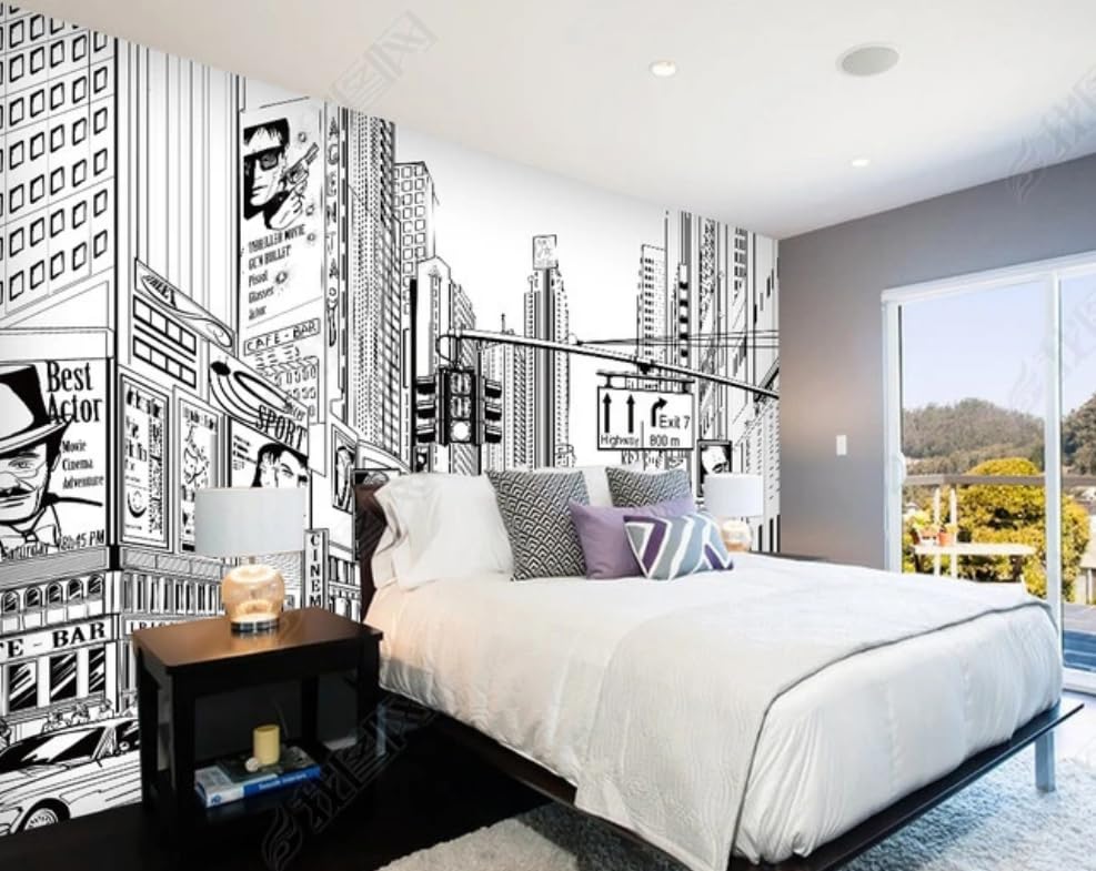 Papier Peint Intissé Grand Format Poster Géant Mural Trompe l'Œil 350cm