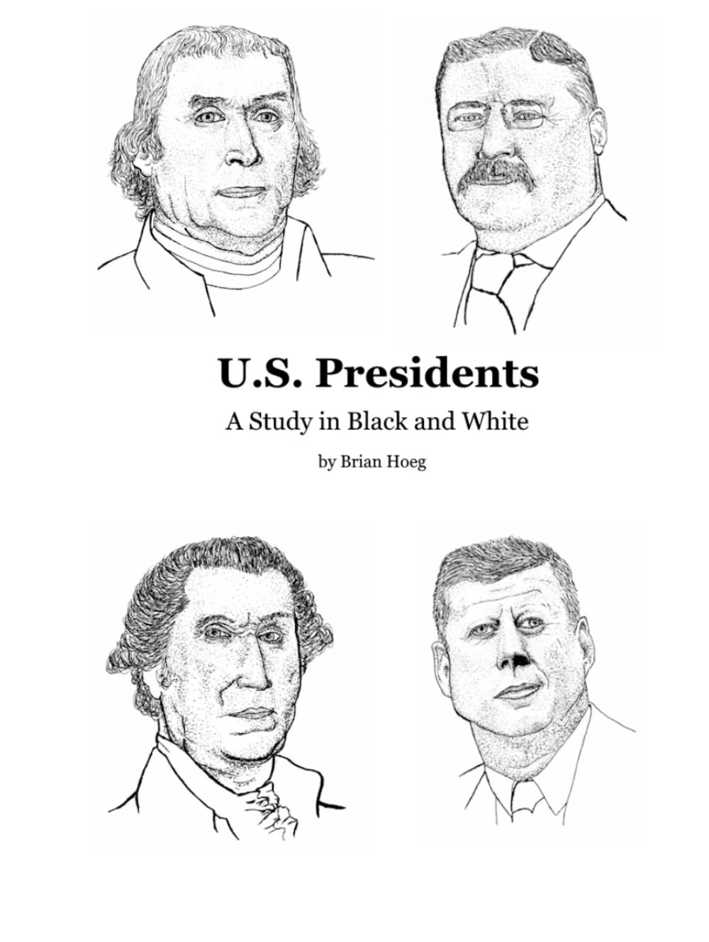 Livre US Presidents A Study in Black & White broché de collection